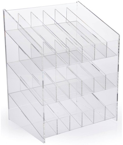 Acrylic Three Angled Shelf Display Cases