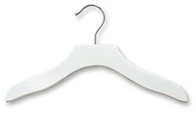 Children's Wooden Top Hanger with Chrome Hook